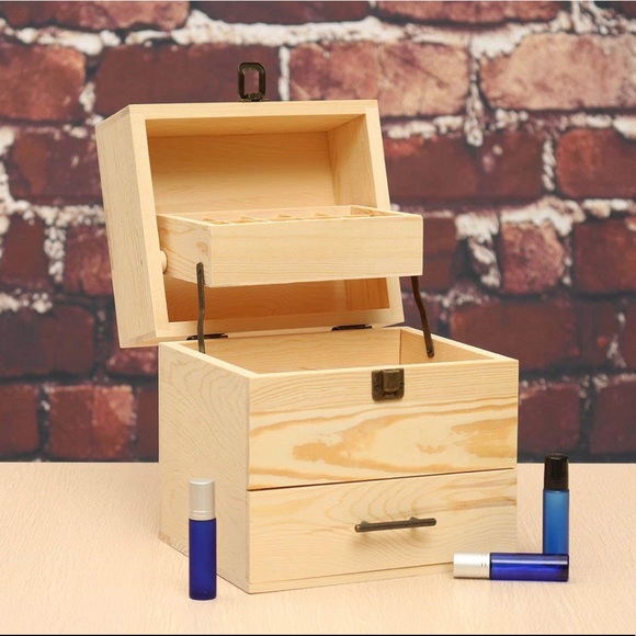Chic Essential Oil Box Multi-Tray Organizer